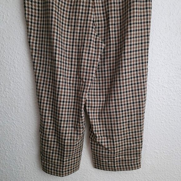 Lane Bryant Modern Straight Ankle Pants in Brown Plaid Women's Size 18 NWT - Picture 6 of 7